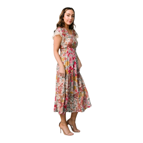 Baltic Born Floral Multicolor Dress - Picture 8 of 16